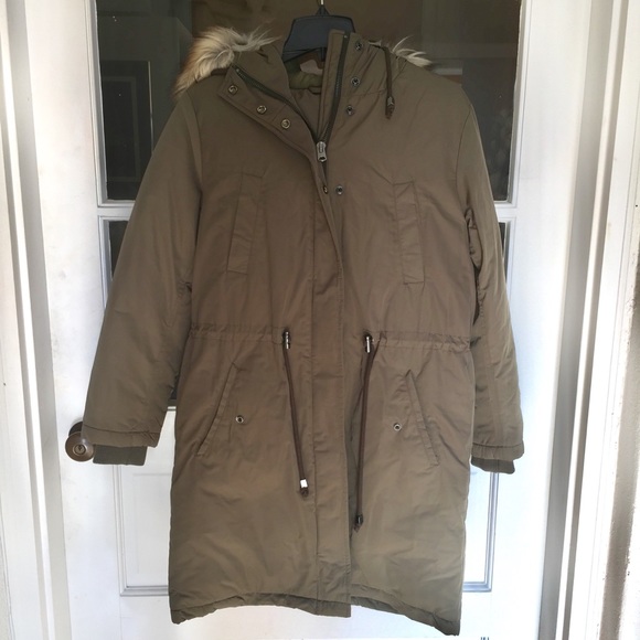 ✨SOLD✨ TopShop ‘Monty’ faux fur trim parka - Picture 4 of 7